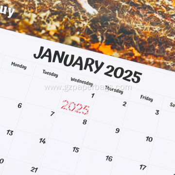 Personalized Monthly Wall Calendar with Custom Photos